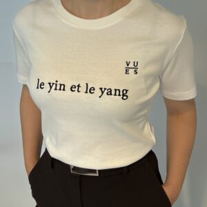 vues kadın ekru tişört