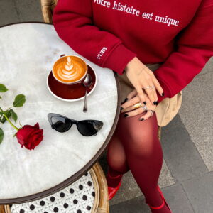 vues bordo sweatshirt
